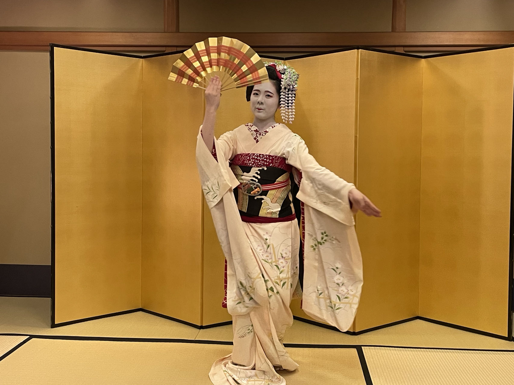 Traditional cultural performance in Kyoto
